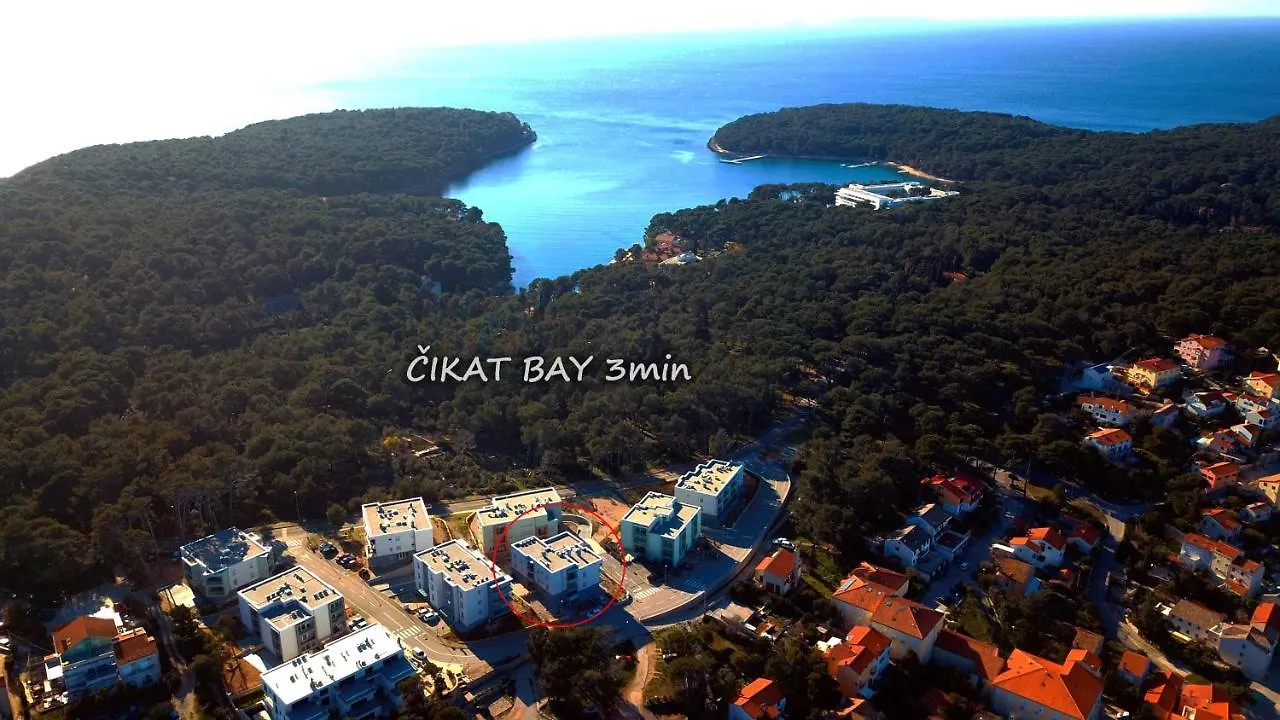 Beautiful View Apartment With Garage Space Mali Losinj Croatia